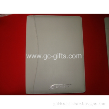 White Pu Leather A4 Organizers 